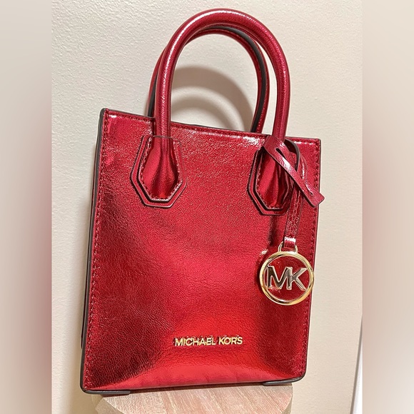 Michael Kors : Extra Small Red Patent Crossbody Bag | NWT - Picture 4 of 8